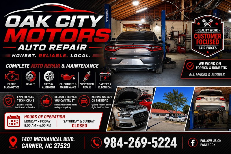 Oak City motors Auto Repair